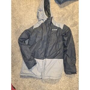 Youth XL Columbia Ski‎ Jacket Black Grey